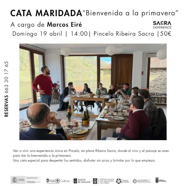 Cata maridada bienvenida primavera 2026 04 19 pincelo ribeira sacra