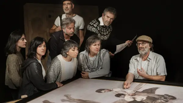 Cartel del espectáculo teatral 'Ictus' del Grupo Chévere.