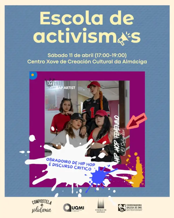 Obradoiro hip hop discurso critico 2026 04 11 centro xove almaciga