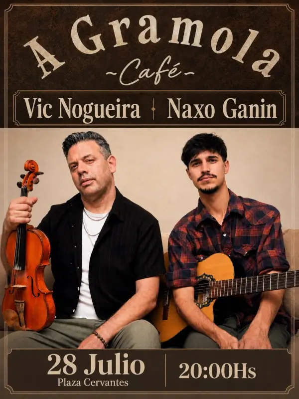 Concierto Vic Nogueira y Naxo Ganin en A Gramola Café