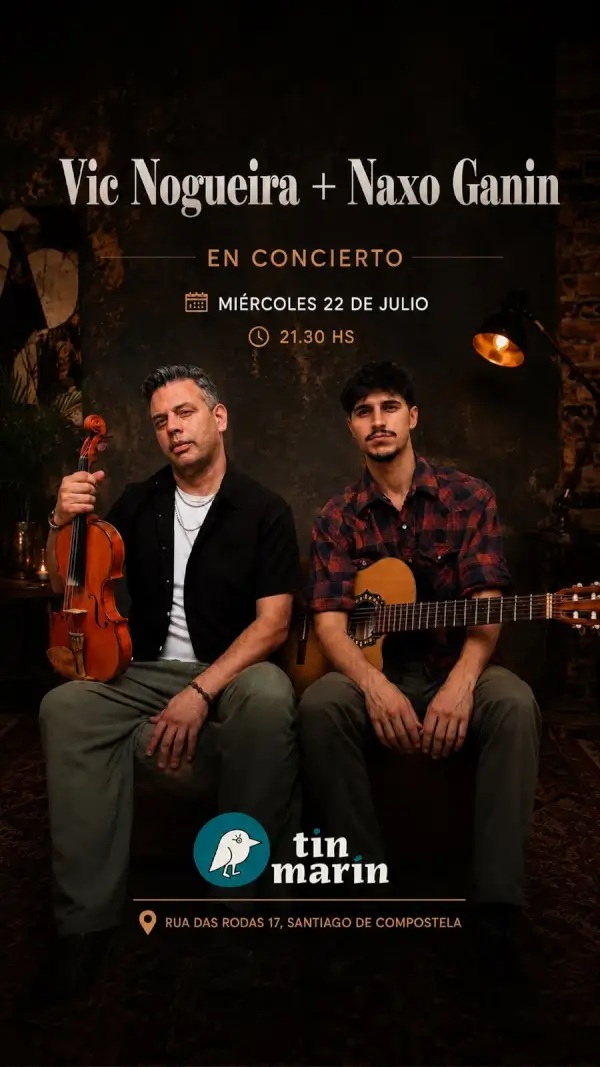 Concierto de Vic Nogueira + Naxo Ganin