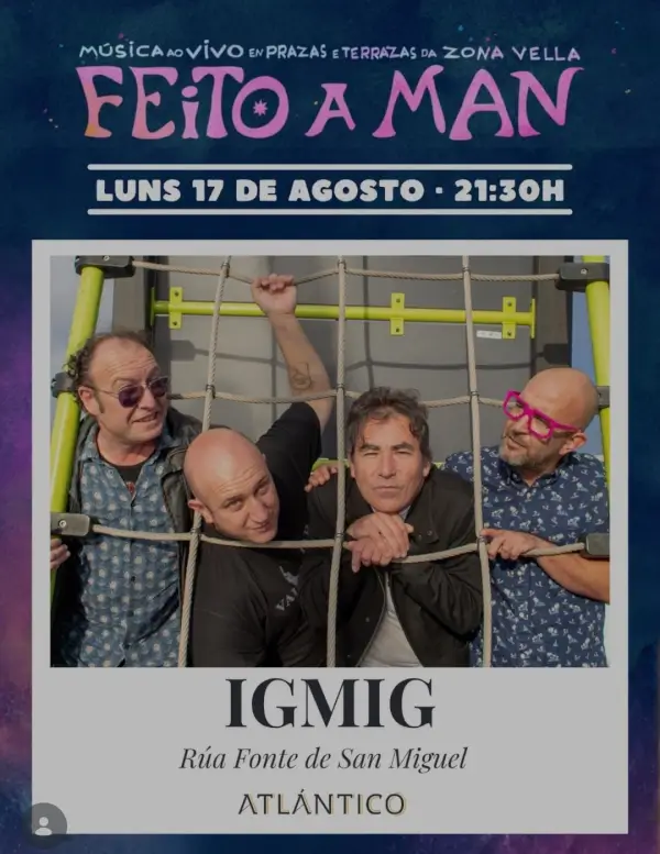 Concierto de IGMIG en Feito a Man