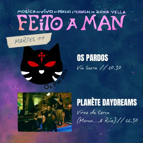 Concierto de Planète Daydreams (Feito a Man)