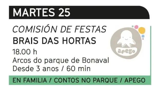 Contos no Parque - Brais das Hortas