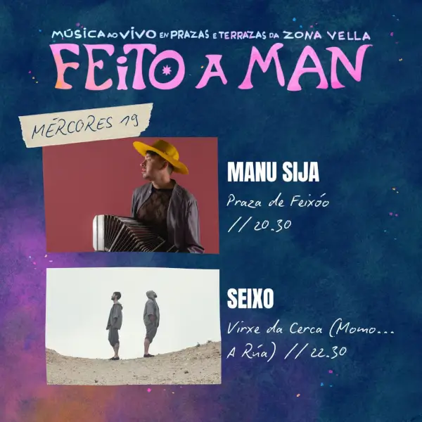 Feito a Man: Concierto de Manu Sija