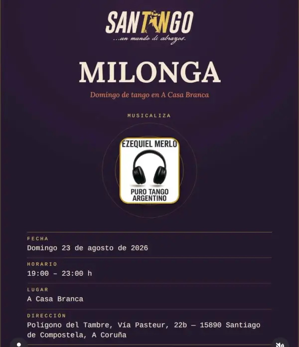 Milonga Santango: Domingo de Tango