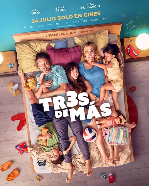 Tres de más
