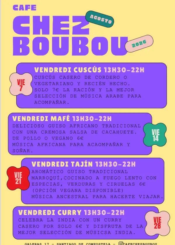 Viernes de Mafé en Chez Boubou