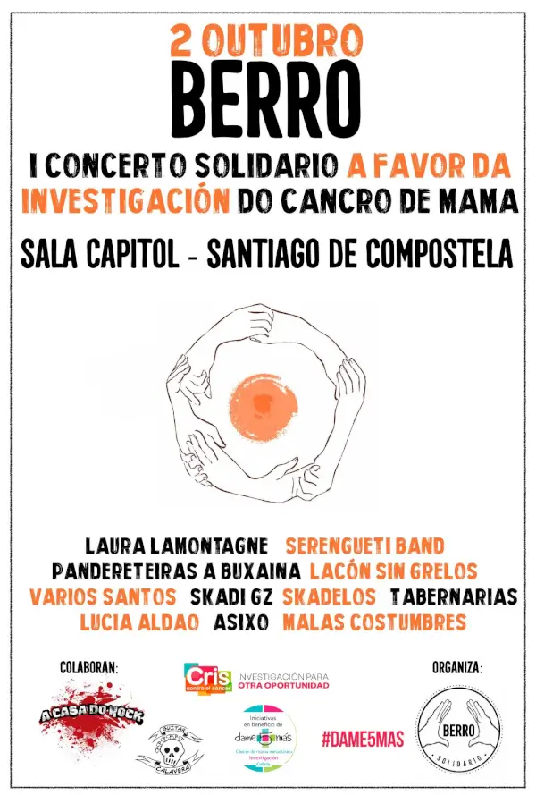 Berro Solidario: I Concierto Solidario a favor de la Investigación del Cáncer de Mama