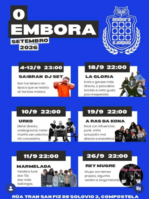 O Embora: Concierto de A Ras da Kona