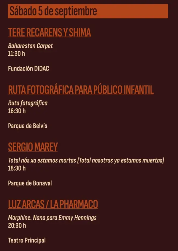 Ruta fotográfica para público infantil