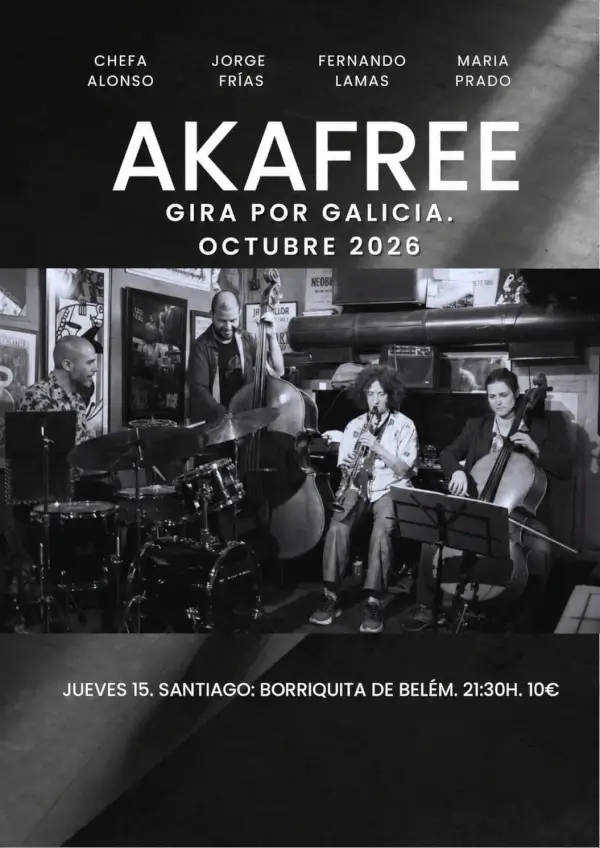 Concierto de AKAFREE en Borriquita de Belém