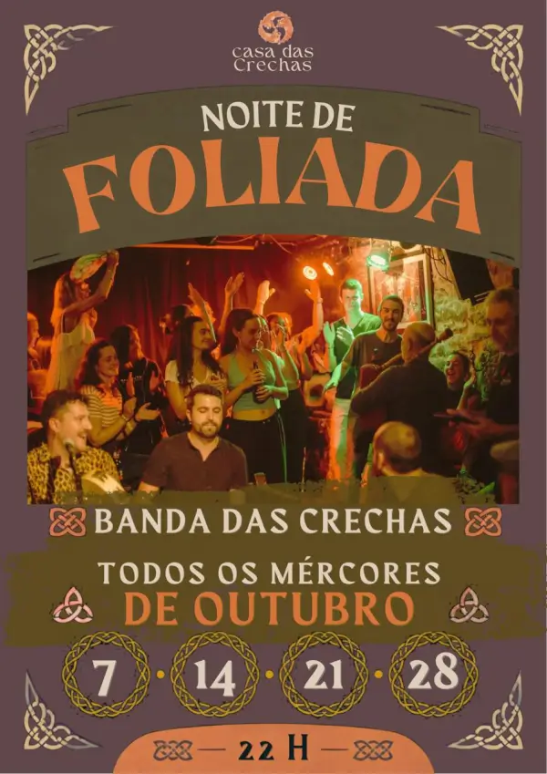 Noite de Foliada con Banda das Crechas