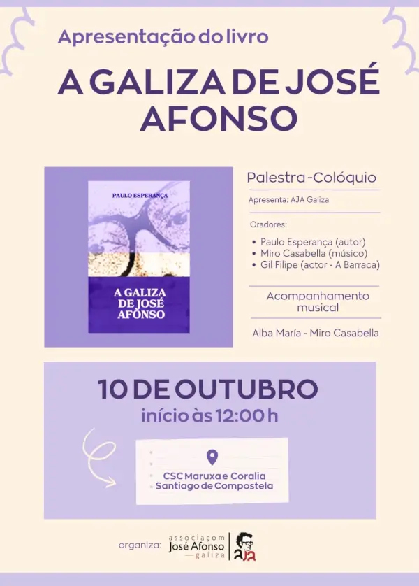 Presentación del libro 'A Galiza de José Afonso'
